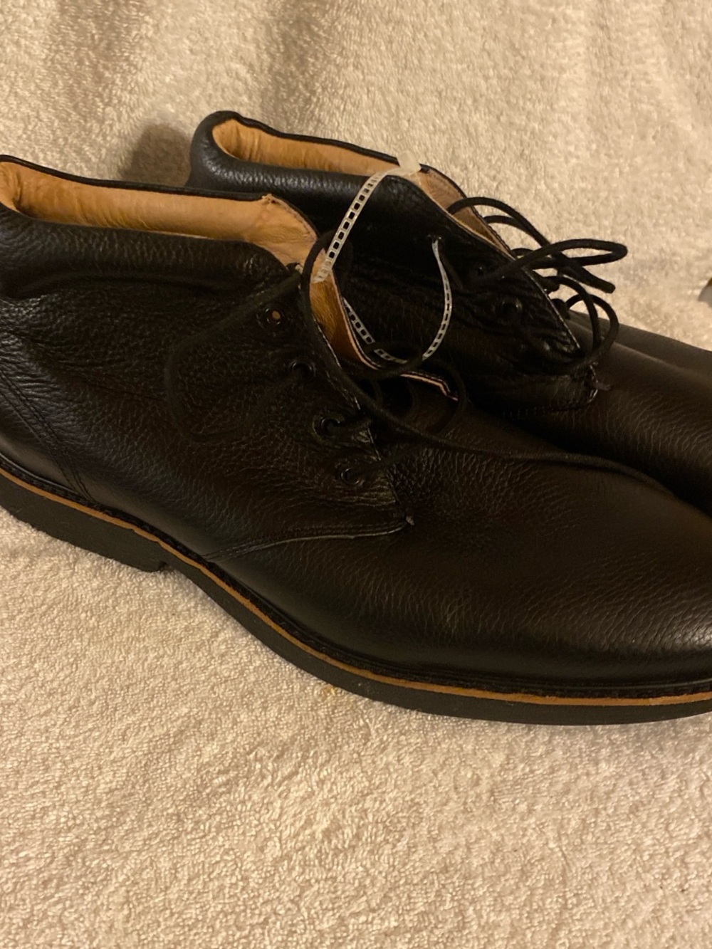 Abeo Black Leather Chukka Boots